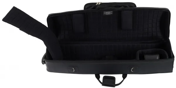 Marcus Bonna MB Double Trombone Case (Tenor and Alto), Black Leather