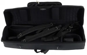 Marcus Bonna MB Double Trombone Case (Tenor and Alto), Black Leather