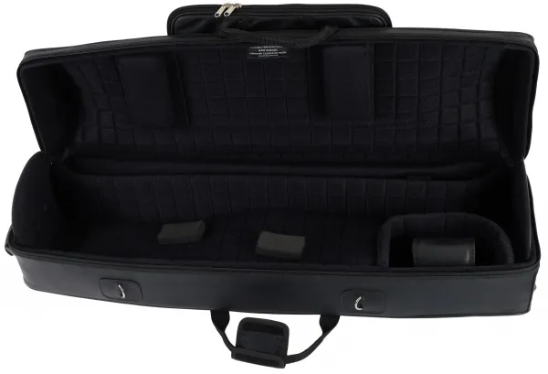 Marcus Bonna MB Double Trombone Case (Tenor and Alto), Black Leather