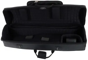 Marcus Bonna MB Double Trombone Case (Tenor and Alto), Black Leather