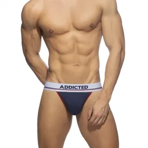 3PACK pánske tangá Addicted viacfarebné (AD1011P-3COL) L