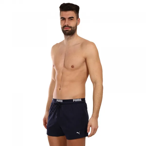 Plavkové šortky Puma tmavomodrá farba, 907659