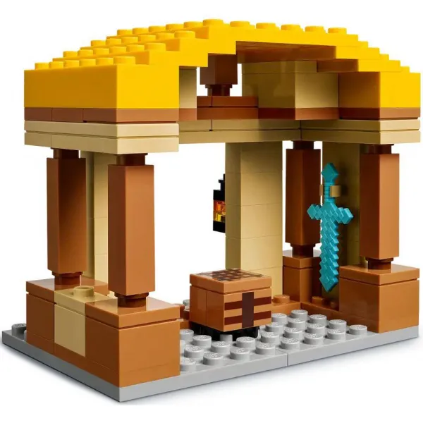 LEGO® Minecraft® 21273 Balón v podobe ďasa a útok na dedinu