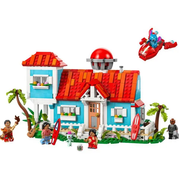 LEGO® Disney 43268 Lilo a Stitch a domček na pláži