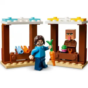 LEGO® Minecraft® 21273 Balón v podobe ďasa a útok na dedinu
