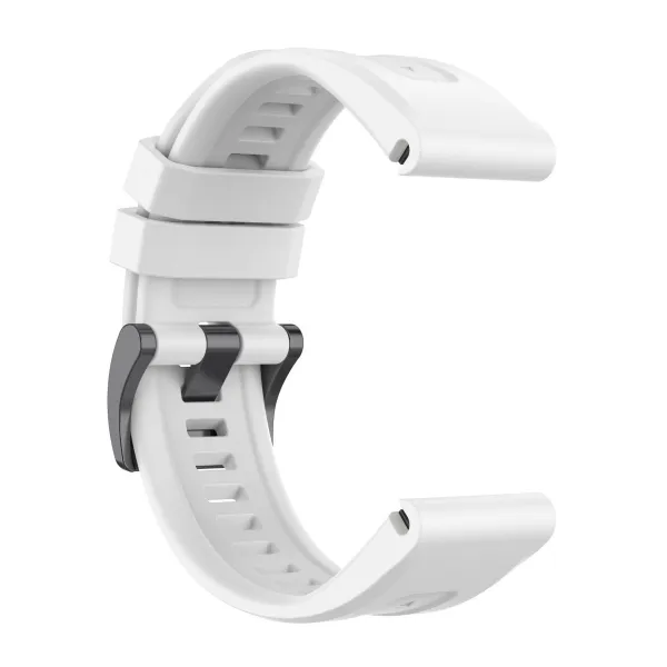 BStrap Silicone Carson remienok na Garmin Fenix 5s / 5s Plus / 6s / 6s Pro / 7s / 8 43mm, white