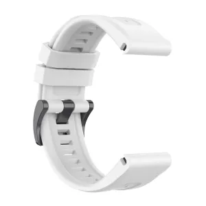 BStrap Silicone Carson remienok na Garmin Fenix 5s / 5s Plus / 6s / 6s Pro / 7s / 8 43mm, white