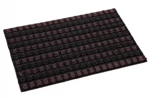 Rohožka Hamat Quadro Scrape 006 hnedá