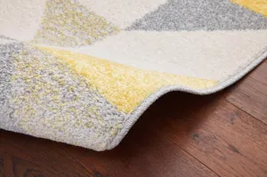 Koberec Agnella Funky Top Super Trojuholníky svetlosivý
