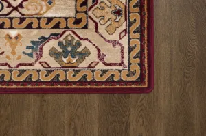 Koberec Agnella Isfahan Meka tmavobéžový