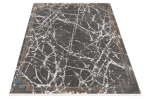 Koberec Arte Piran Marble sivý / čierny