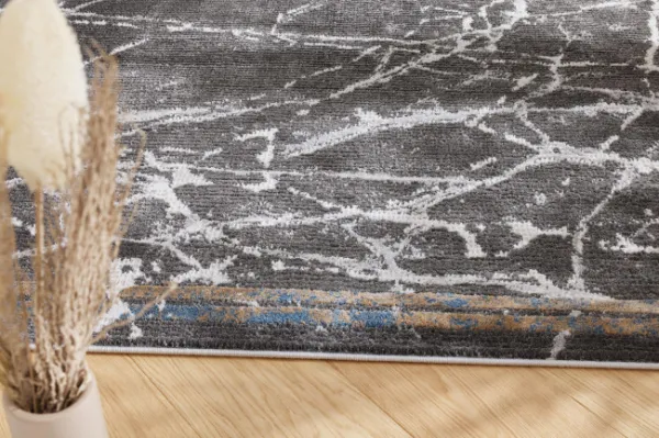 Koberec Arte Piran Marble sivý / čierny