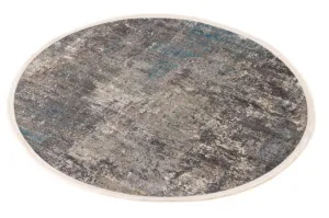 Koberec Split Z332A krémový, tmavosivý kruh