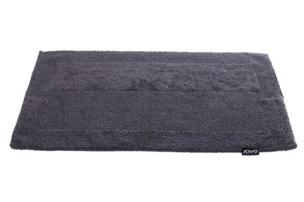 Kúpeľňový koberček Javo Cotton antracitový
