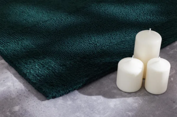 Kúpeľňový koberček Javo Cotton zelený