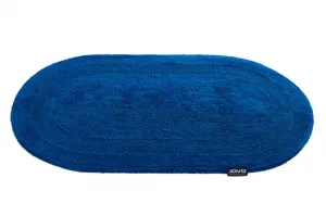 Kúpeľňový koberček Javo Cotton tmavotyrkysový ovál