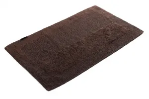 Kúpeľňový koberček Javo Cotton hnedý