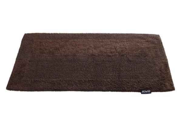 Kúpeľňový koberček Javo Cotton hnedý