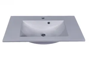 CEDERIKA - SLIM 75 umývadlo z liateho mramoru - BIELE CA.05477