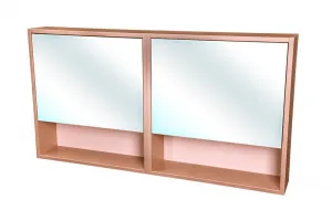 Zostava kúpeľňového nábytku CEDERIKA 120, metallic měděný CA.SADA11