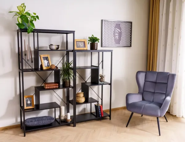 Signal Regál Net A 85 cm černý