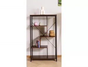 Signal Regál Net B 75 cm ořech tmavý/černý