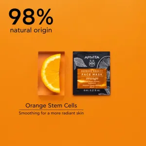 Apivita Express Beauty Radiance Face mask Orange rozjasňujúca maska na tvár 2x8 ml