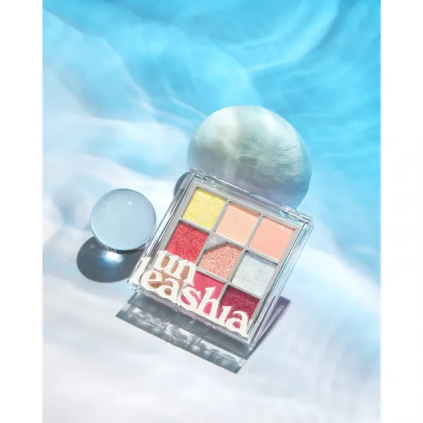 Unleashia Glitterpedia Eye Palette paletka očných tieňov odtieň No.7 All of Peach Ade 6.2 g