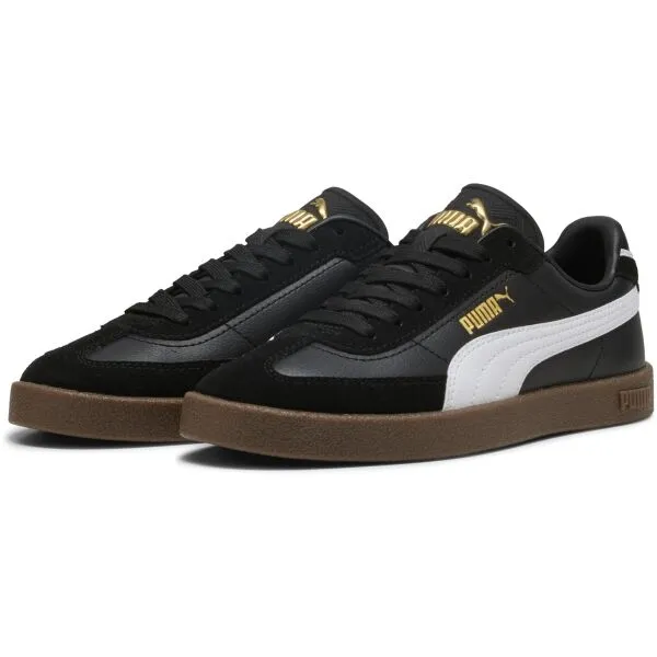 Puma CLUB II ERA JR Dievčenské vychádzkové topánky, čierna, veľkosť 39
