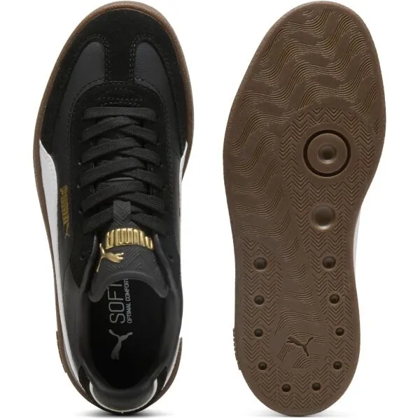 Puma CLUB II ERA JR Dievčenské vychádzkové topánky, čierna, veľkosť 39