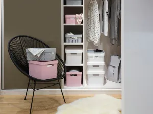 CURVER Úložný box INFINITY 45l s vekom | sivá