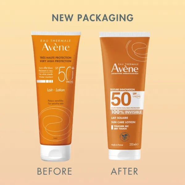 Avène Sun Lotion vodeodolné mlieko na opaľovanie SPF 50+ 250 ml