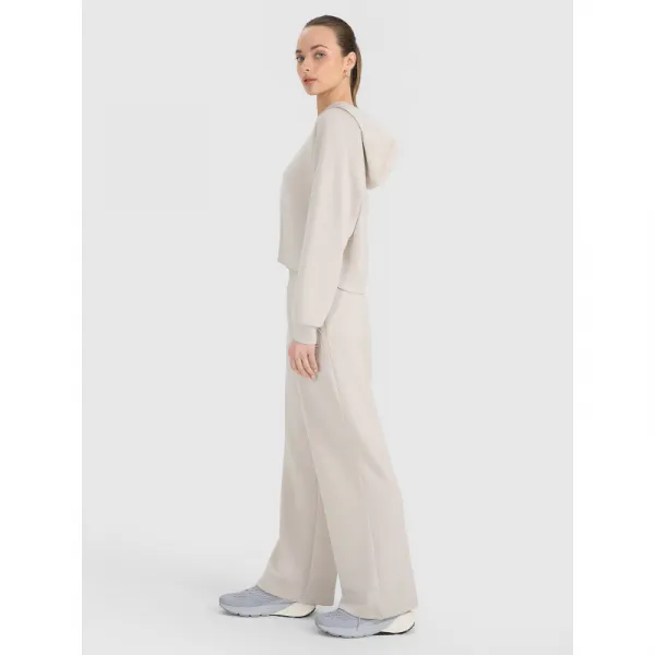 Dámske tepláky 4F TROUSERS CAS F1011-83S-BEIGE