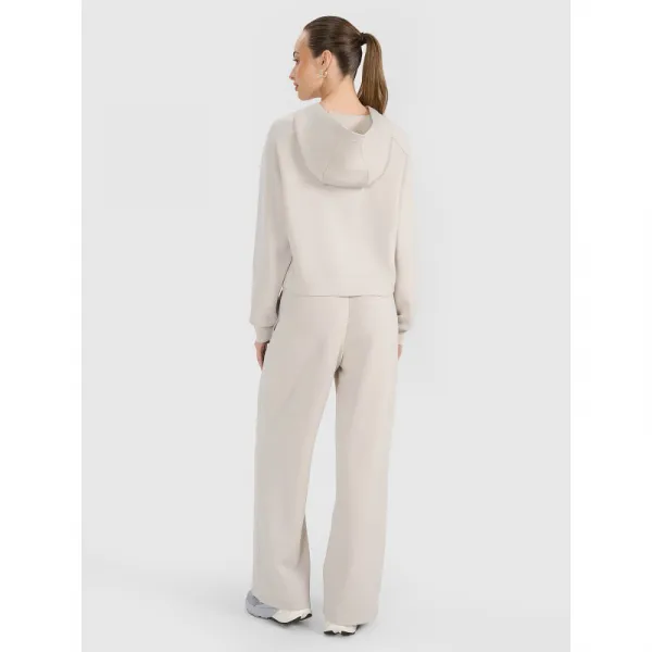 Dámske tepláky 4F TROUSERS CAS F1011-83S-BEIGE