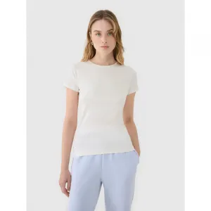 Dámske tričko s krátkym rukávom 4F TSHIRT F1995-11S-OFF WHITE