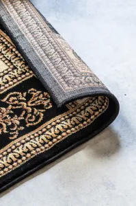 Koberec Herat Guzara čierny / krémový