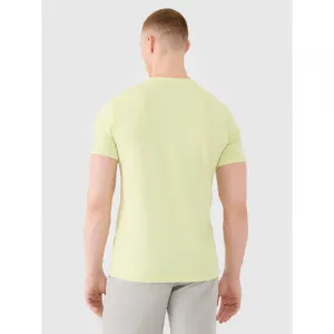 Pánske tréningové tričko s krátkym rukávom 4F TSHIRT FNK M1343-45S-CANARY GREEN