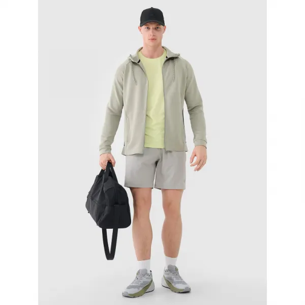 Pánske tréningové tričko s krátkym rukávom 4F TSHIRT FNK M1343-45S-CANARY GREEN