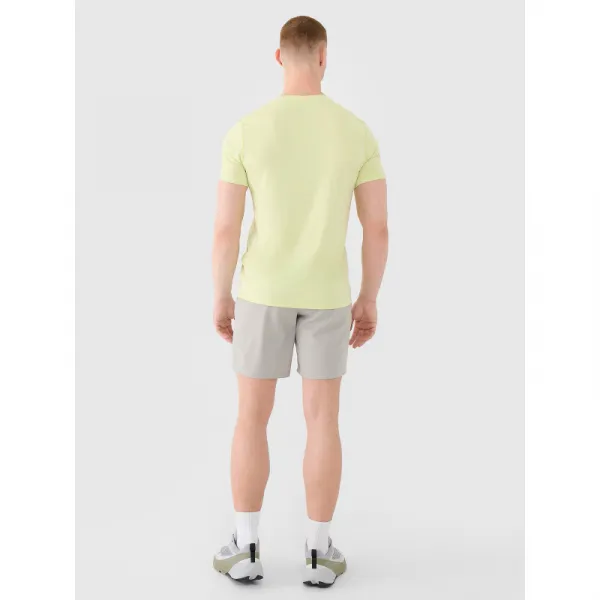 Pánske tréningové tričko s krátkym rukávom 4F TSHIRT FNK M1343-45S-CANARY GREEN