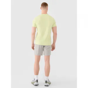 Pánske tréningové tričko s krátkym rukávom 4F TSHIRT FNK M1343-45S-CANARY GREEN