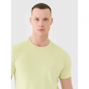 Pánske tréningové tričko s krátkym rukávom 4F TSHIRT FNK M1343-45S-CANARY GREEN