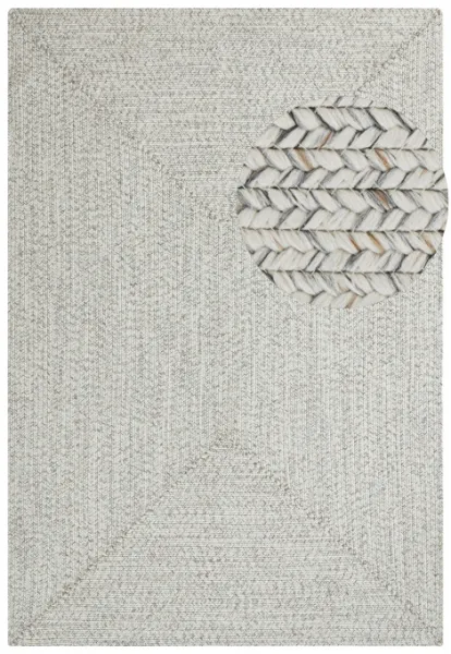 Koberec Braided Trenzado melanž, svetlý
