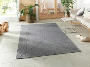 Koberec Braided Trenzado svetlosivý