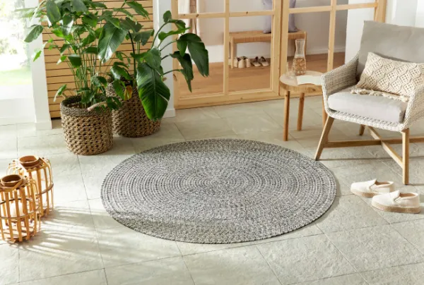 Koberec Braided Trenzado melanž kruh