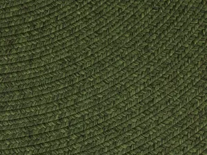 Koberec Braided Trenzado zelený kruh