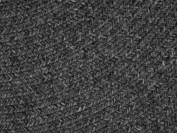 Koberec Braided Trenzado tmavosivý kruh