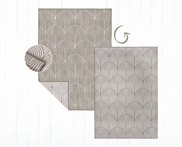 Obojstranný koberec Pangli linen