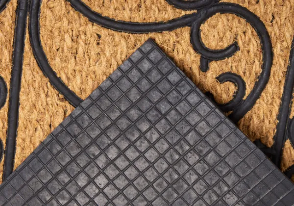 Rohožka Mix Mats ornament, béžová / čierna