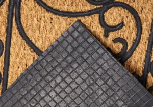 Rohožka Mix Mats ornament, béžová / čierna