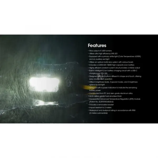 Čelovka NITECORE HC60 UHE